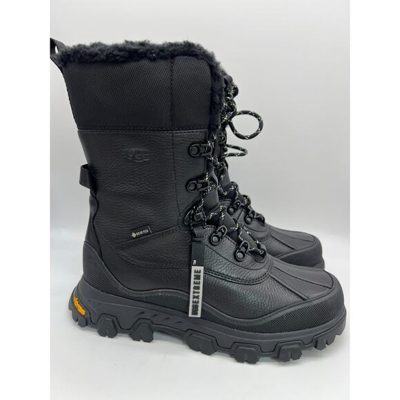 Ugg Adirondack Meridian Boot High Black Gore-Tex 1143839 Women's 8.5 - Picture 1 of 16